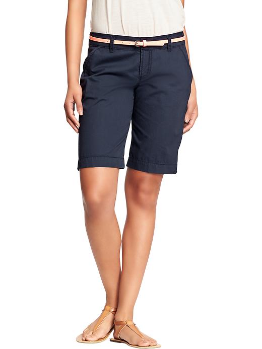 View large product image 1 of 1. Women's Stretch Twill Bermudas (11")