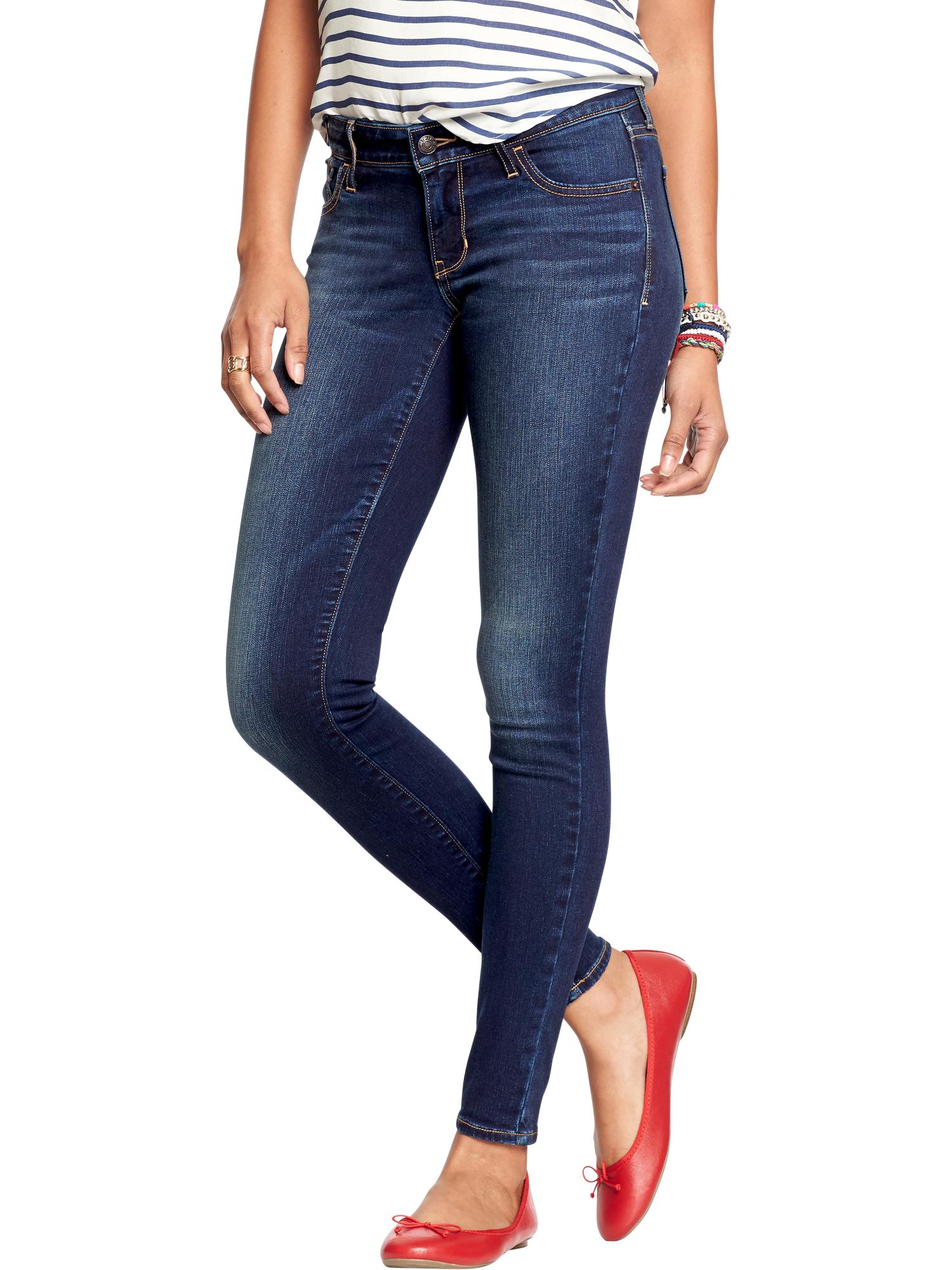 Low-Rise Rockstar Super-Skinny Jeans