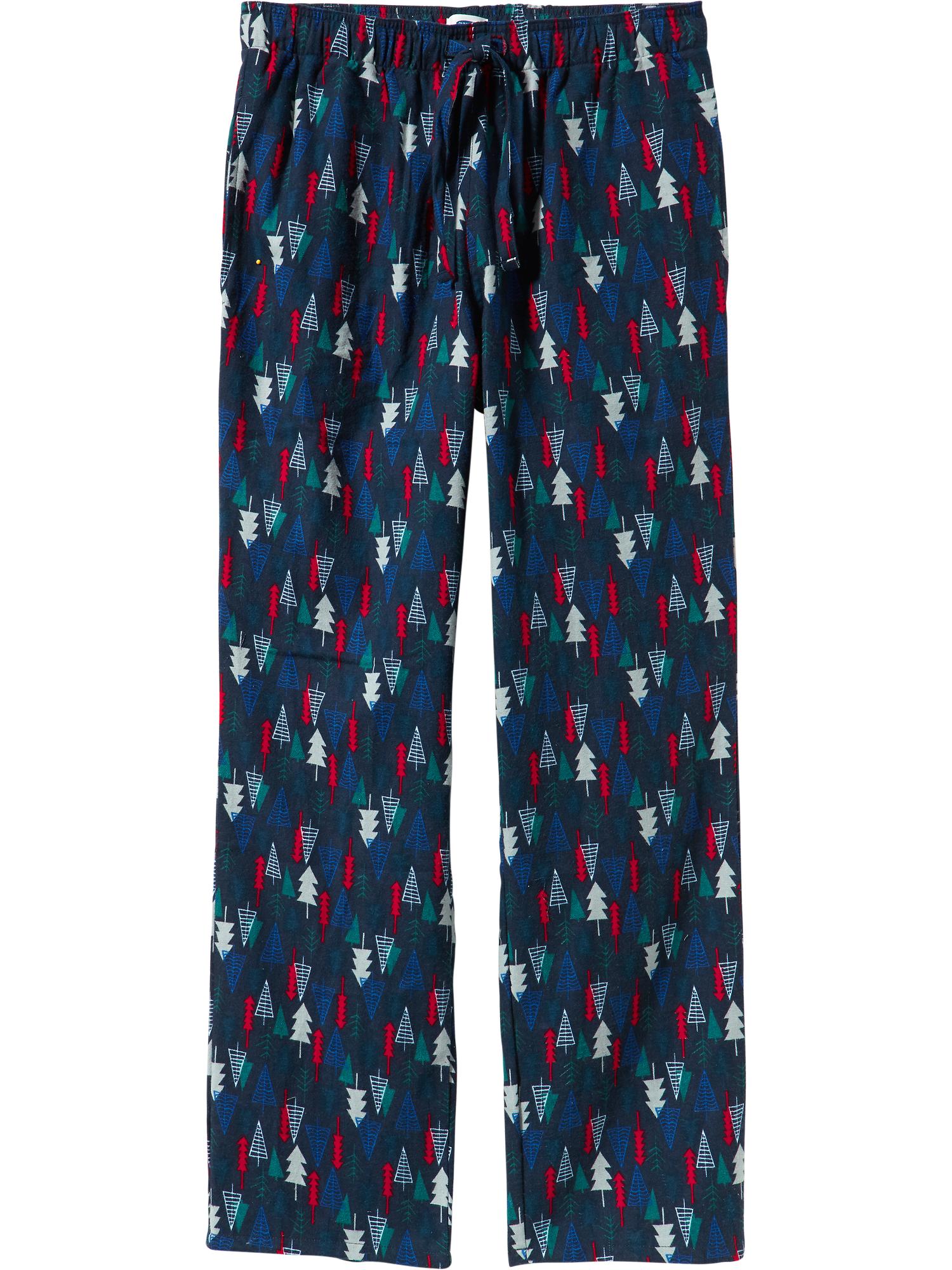 Old Navy Men’s Patterned Flannel Pj Pants – Blue Trees | Mybuzz