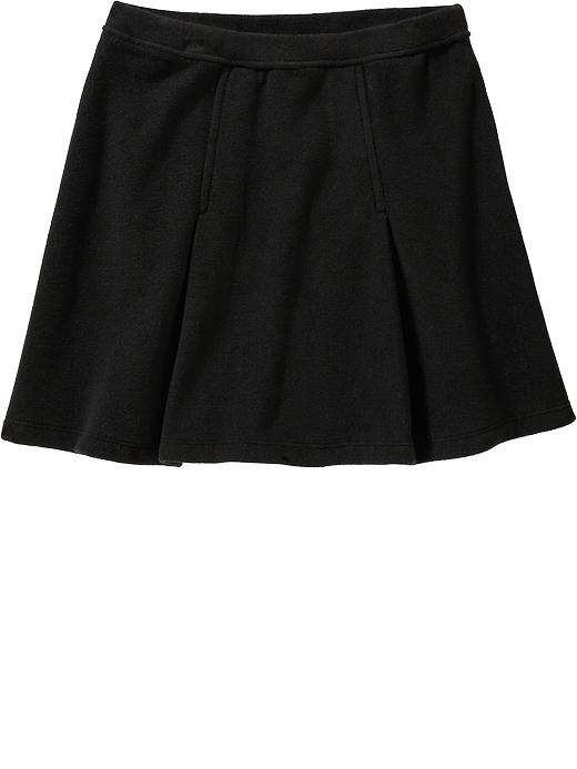 Old Navy Girls Pleated Performance Fleece Skirts – Black | Mybuzz