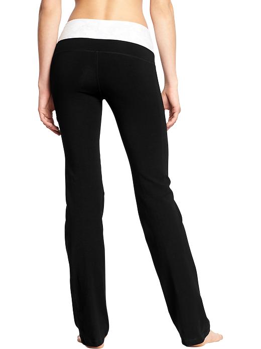 Pantalon de yoga semi-évasé cintré pour femme