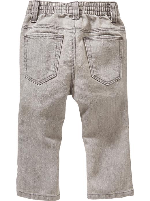 View large product image 2 of 3. Gray Skinny Jeans for Toddler Boys