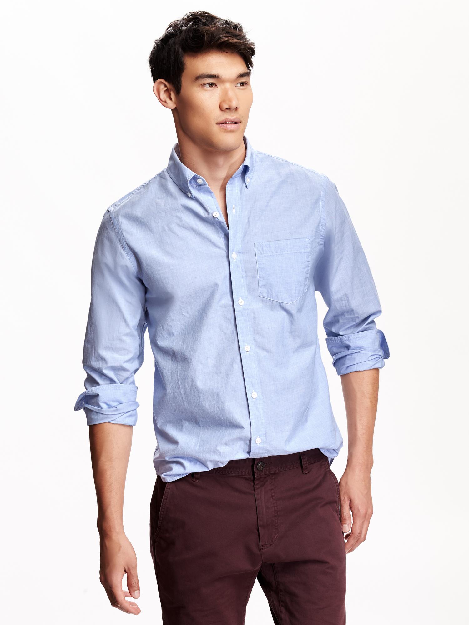 Regular-Fit Classic Shirt For Men