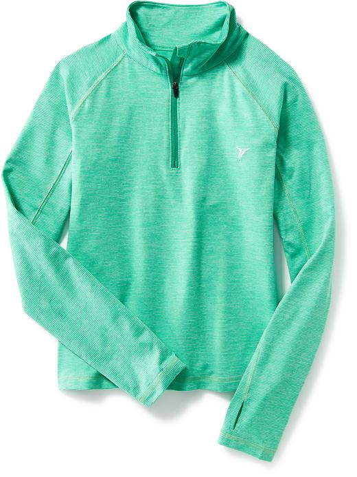 View large product image 1 of 1. Go-Dry 1/4-Zip Pullover for Girls