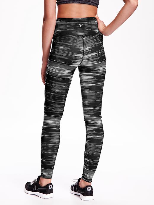 High-Rise Printed Compression Leggings for Women