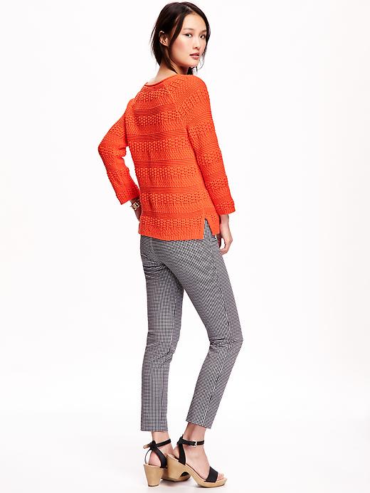 Image number 2 showing, Textured-Stripe Sweater for Women