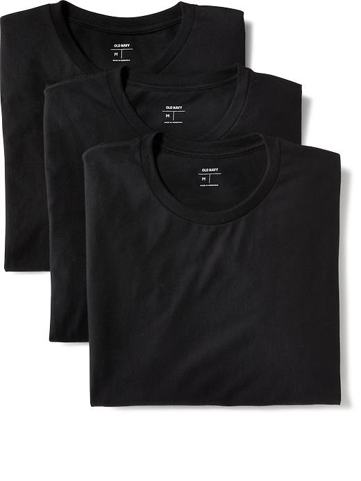 Image number 1 showing, Go-Dry Crew-Neck T-Shirts 3-Pack