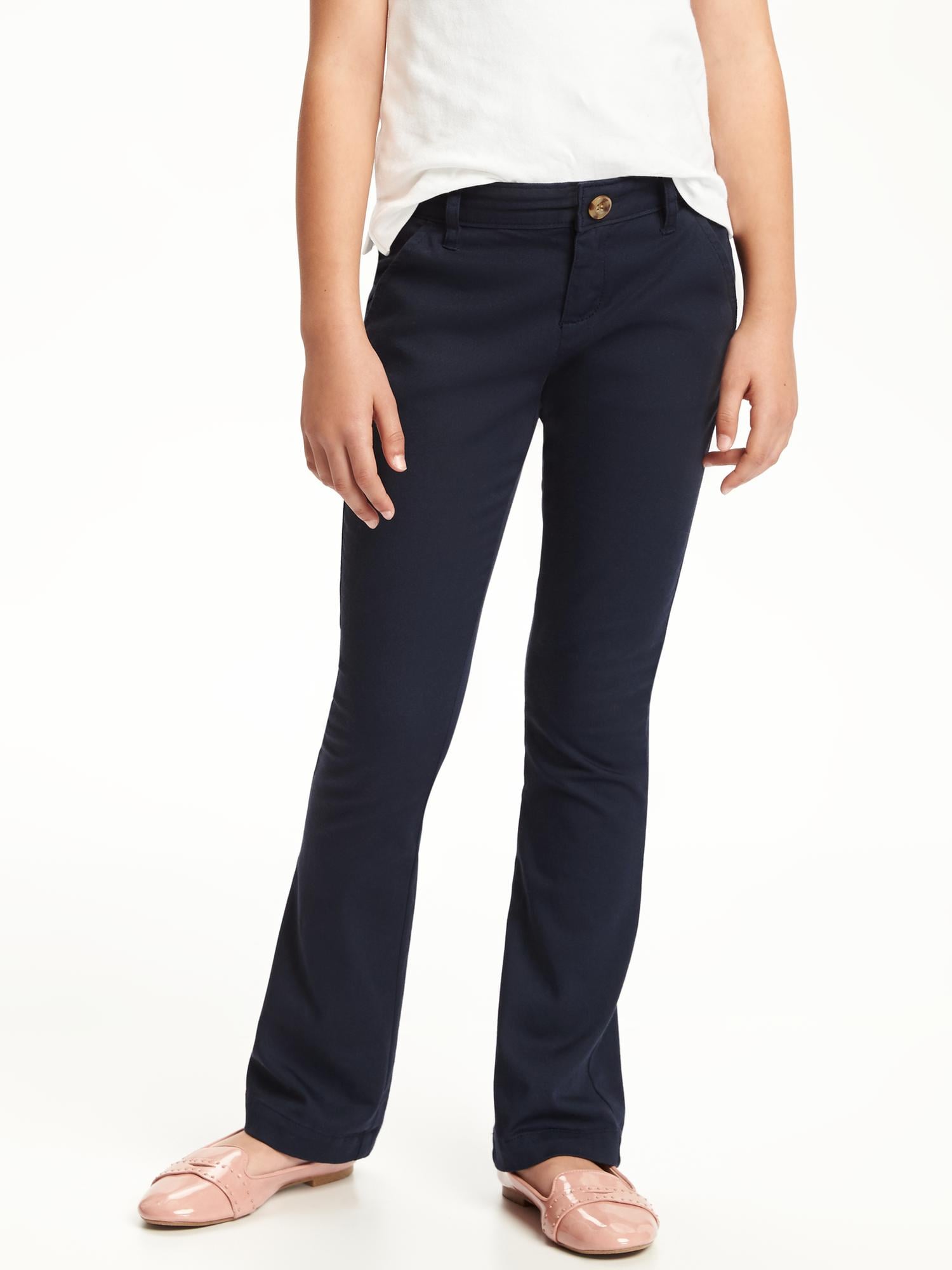 navy blue bootcut pants