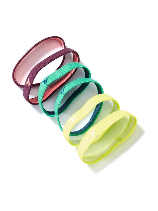 View large product image 1 of 1. 6-Pack Elastic Hair Ties for Women