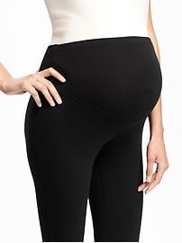 View large product image 3 of 3. Maternity Full-Panel Jersey Leggings