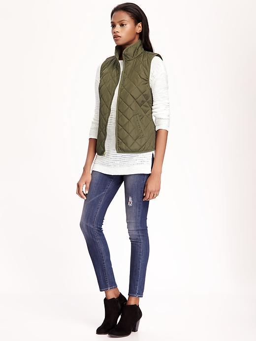 Image number 3 showing, Quilted Vest for Women