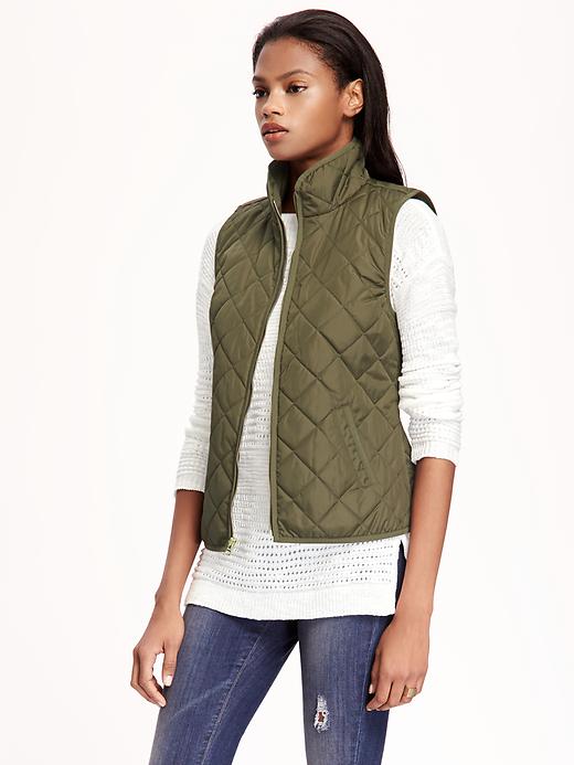 Image number 1 showing, Quilted Vest for Women