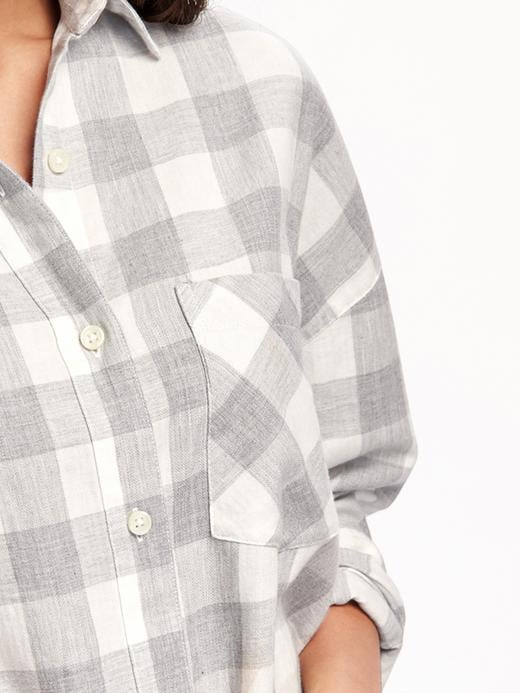 Image number 4 showing, Boyfriend Flannel Shirt for Women