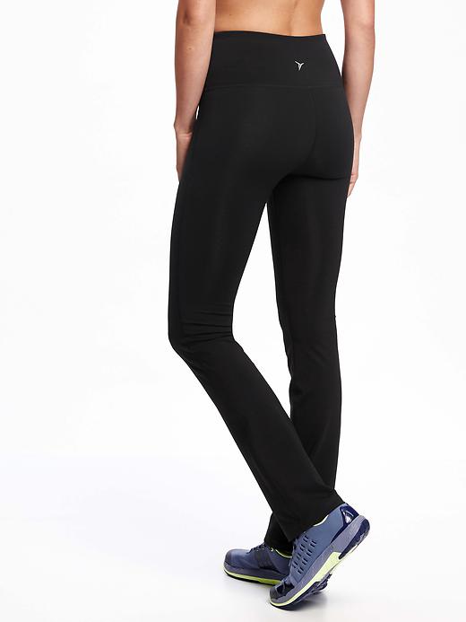View large product image 2 of 2. High-Waisted Elevate Straight Compression Pants For Women