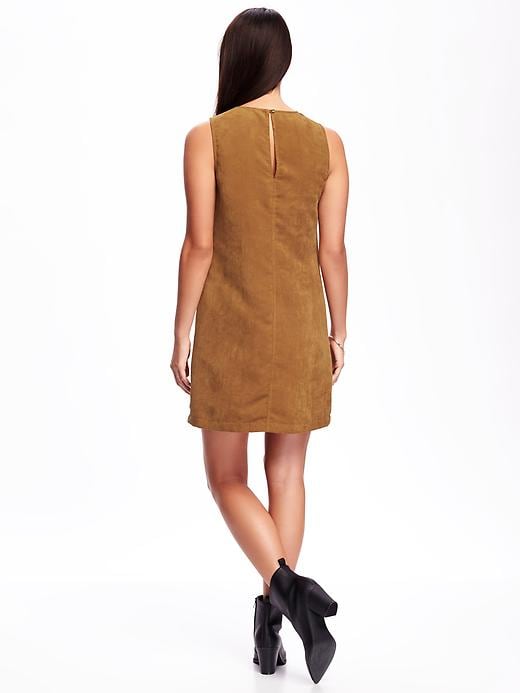 Image number 2 showing, Sueded Shift Dress for Women