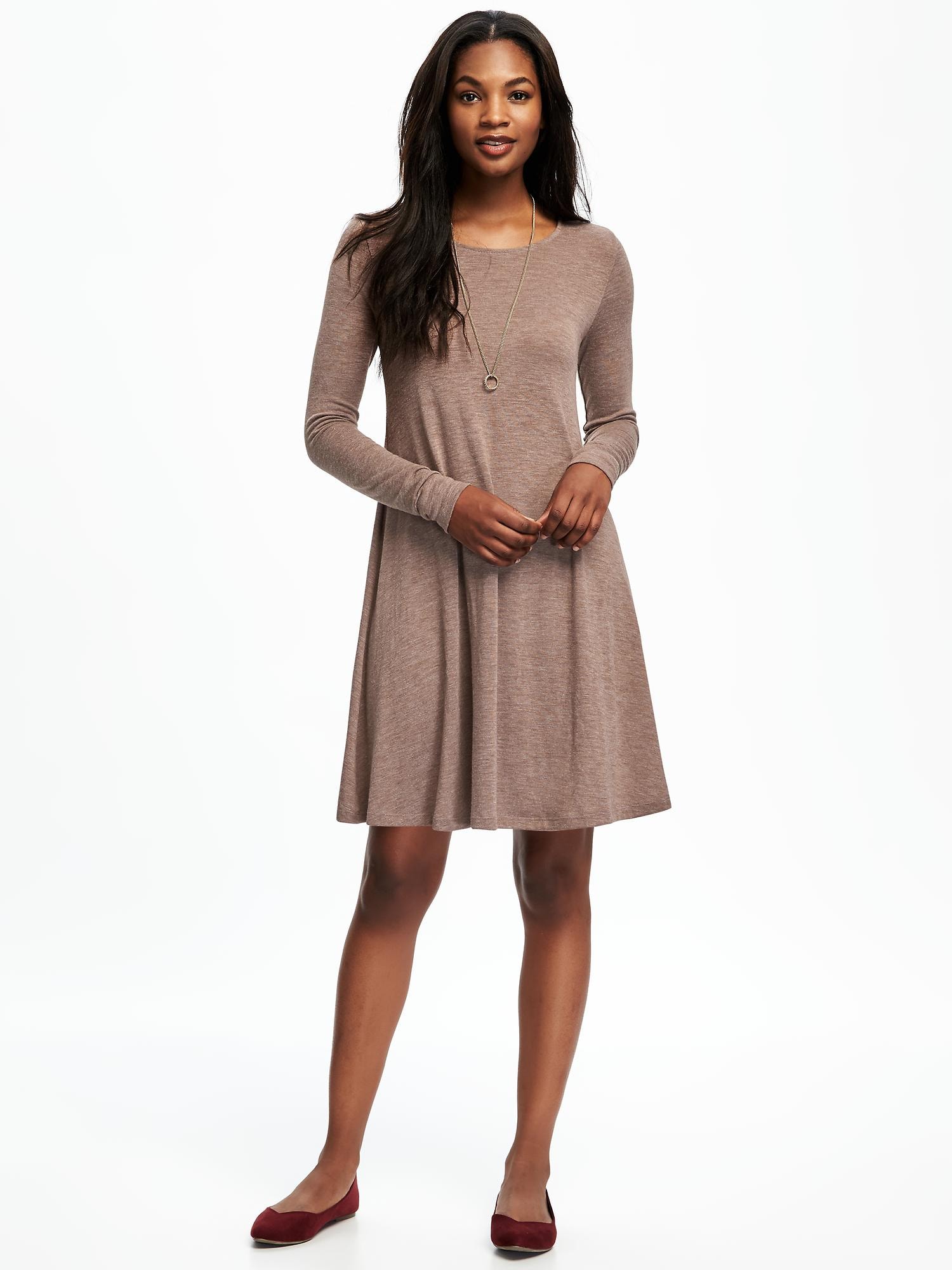 Old Navy Knit Swing Dress Long Sleeve Old Navy Green Swing Dress Buy Old  Navy Plush