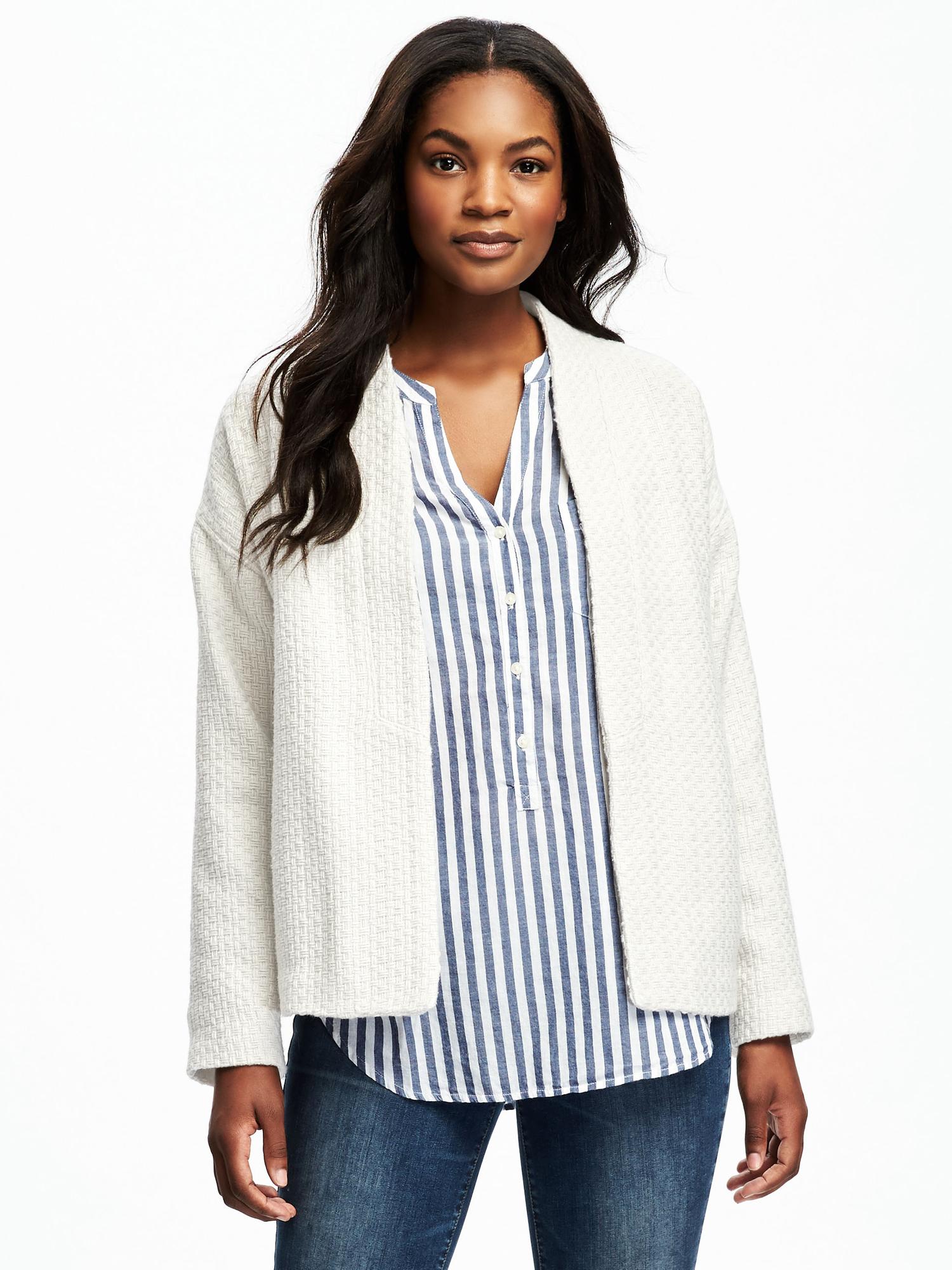 Open front cardi coat hotsell old navy