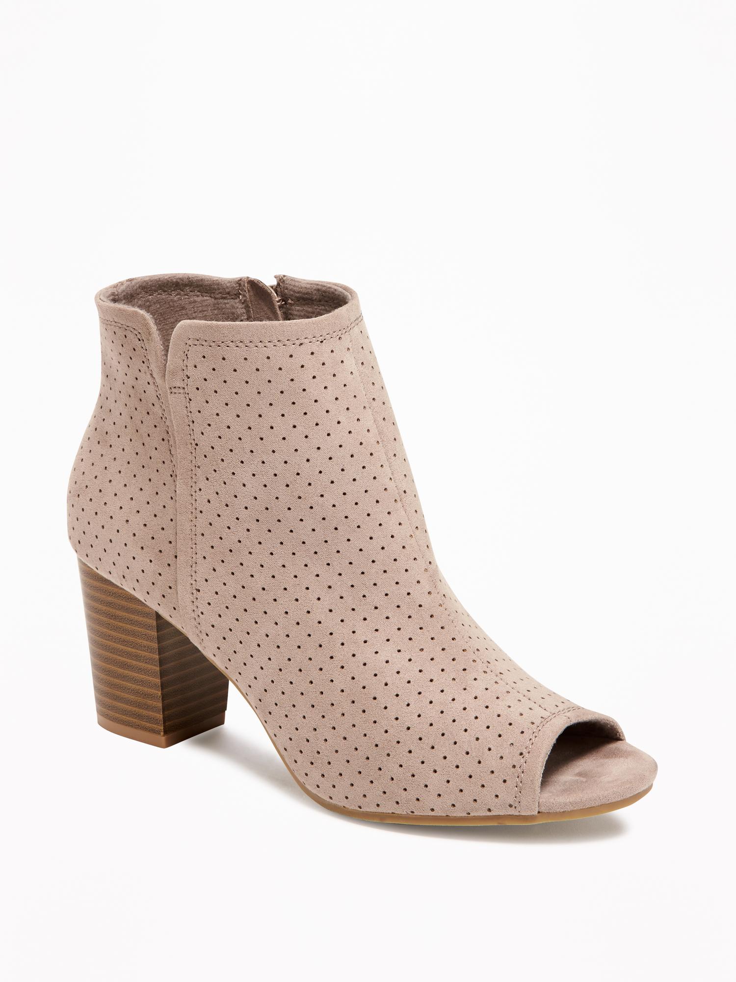 Bottine peep toe online