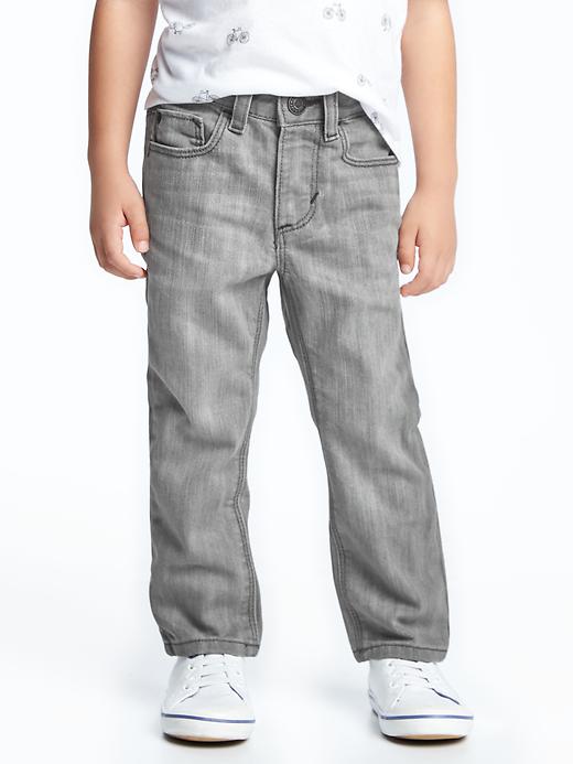 View large product image 1 of 3. Gray Skinny Jeans for Toddler Boys