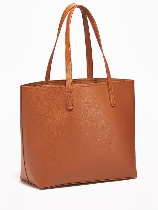 Classic Faux-Leather Tote for Women | Old Navy