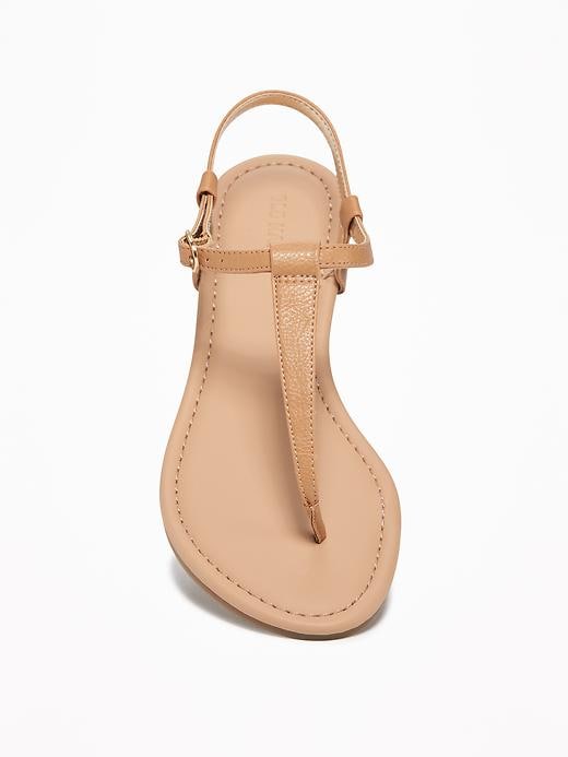 Image number 2 showing, T-Strap Sandals for Women