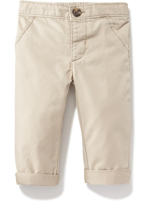 View large product image 1 of 2. Rolled-Cuff Skinny Chinos for Baby
