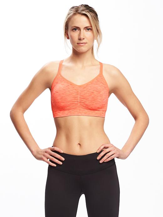 Image number 1 showing, Seamless Light Support Sports Bra for Women