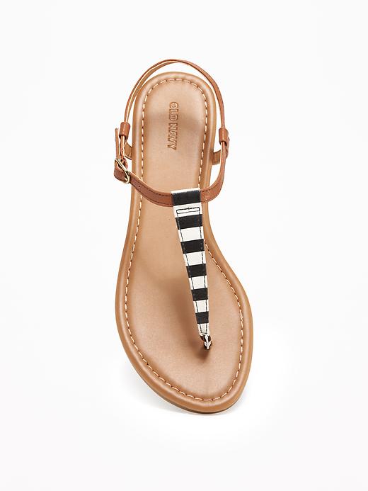 Image number 3 showing, T-Strap Sandals for Women