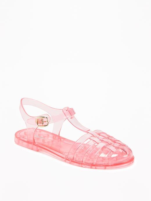 girls jelly sandals size 13