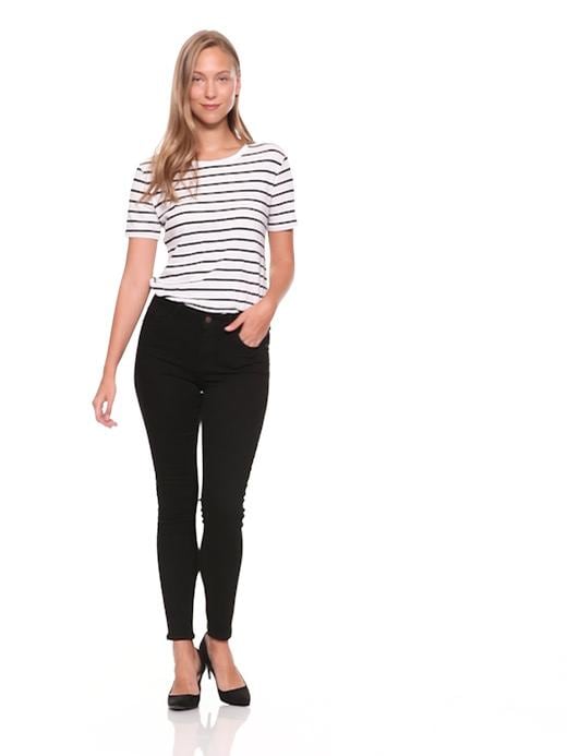 Image number 4 showing, Mid-Rise Rockstar Super-Skinny Jeans