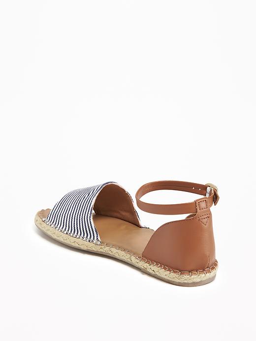 Image number 4 showing, Ankle-Strap Canvas Espadrilles for Women