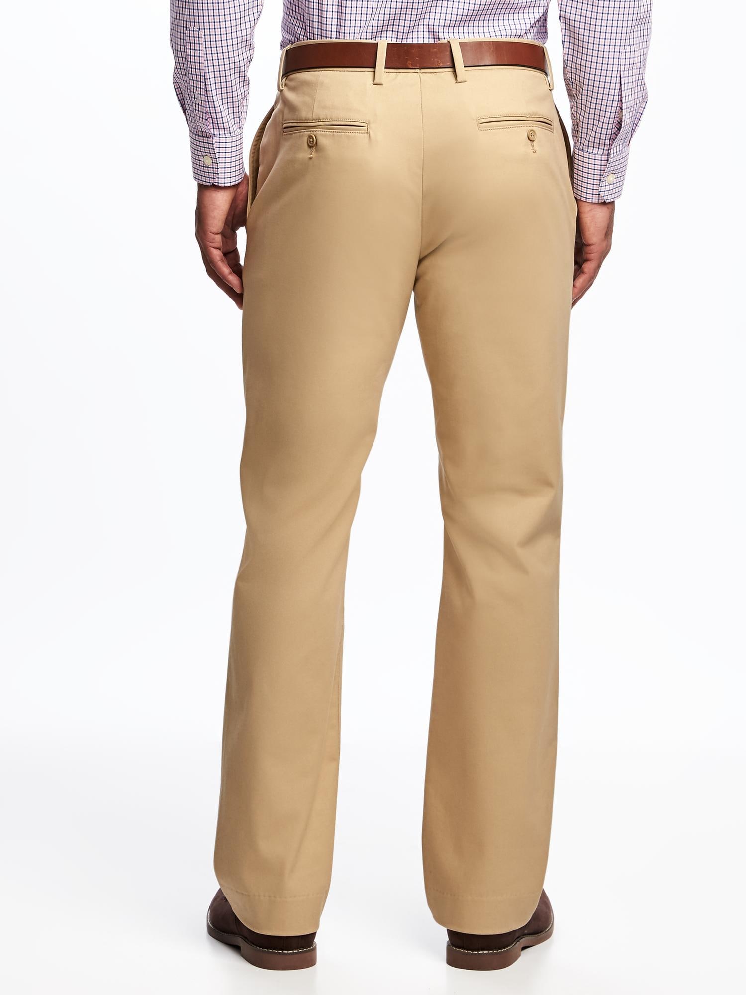 Straight Signature Built-In Flex Non-Iron Pants for Men | Old Navy