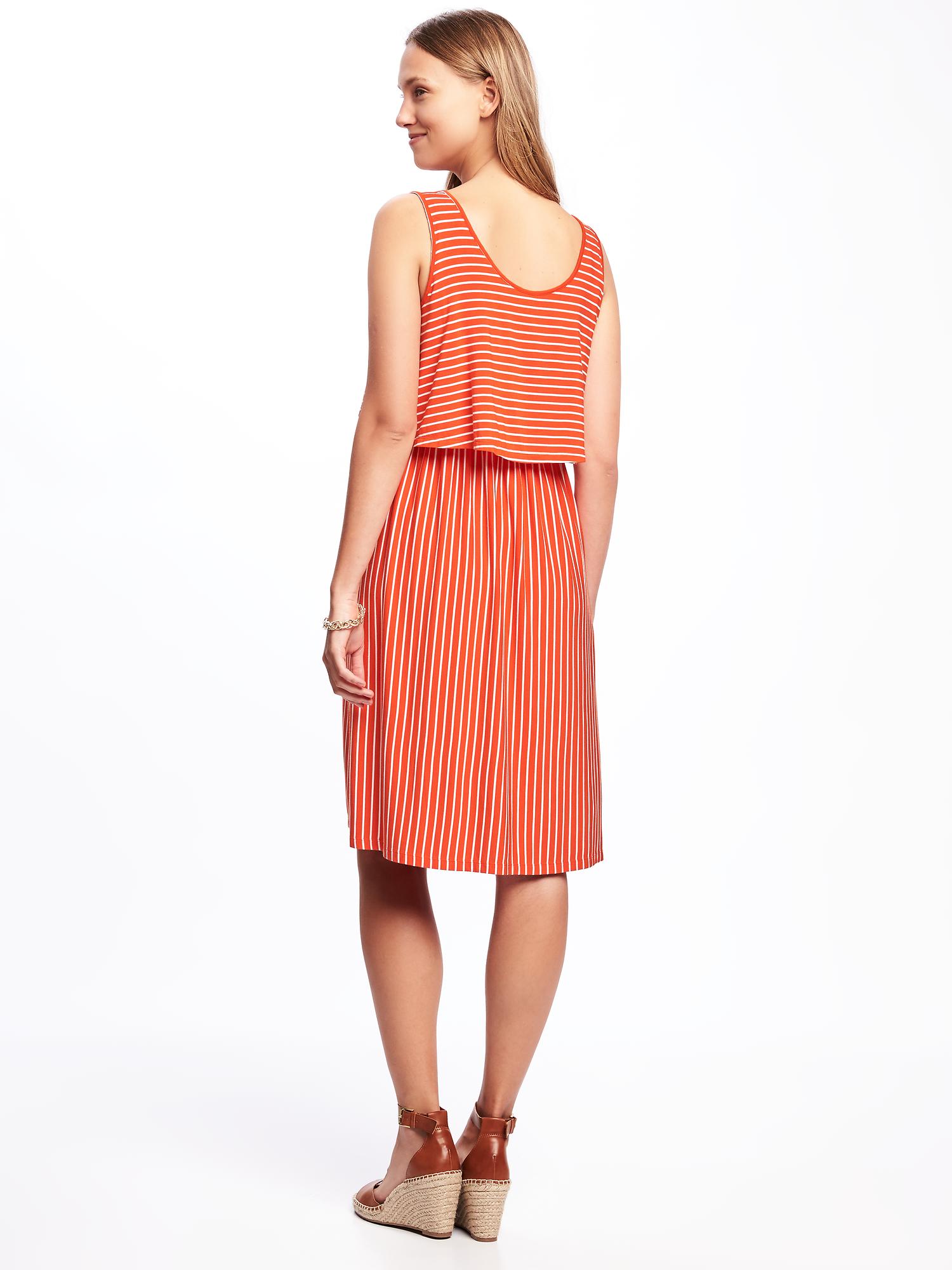 Maternity Double-Layer Nursing Dress | Old Navy