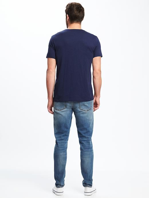 Soft-Washed V-Neck T-Shirt for Men