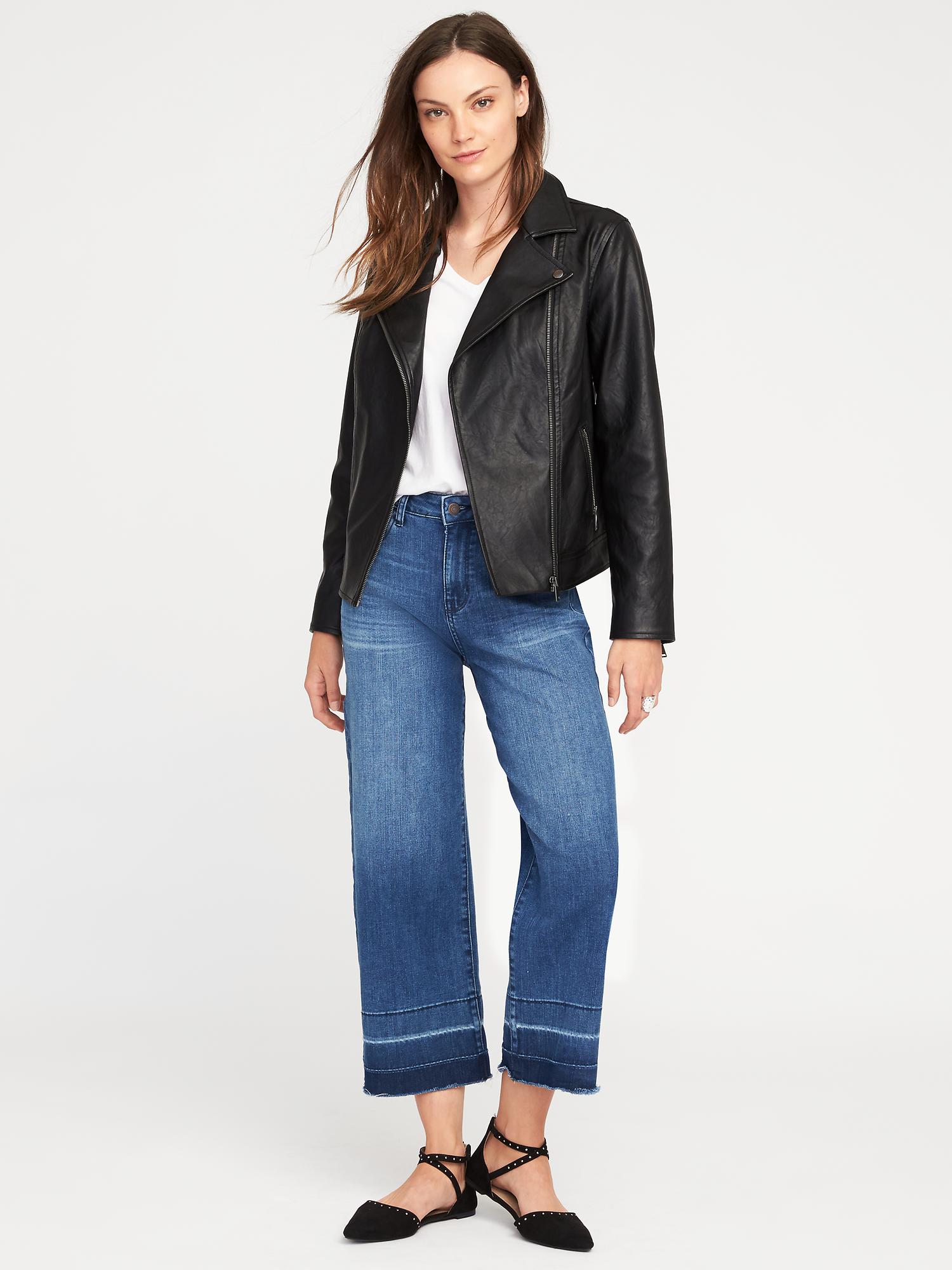Faux Leather Moto Jacket For Women Old Navy Faux Leather Moto Jacket For Women