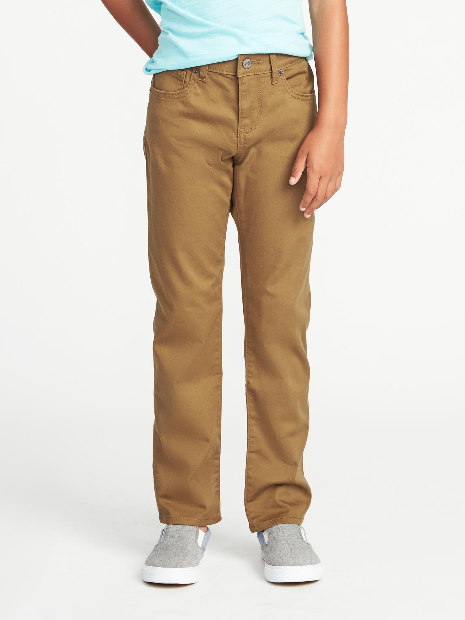 Slim 360 Stretch Five Pocket Pants For Boys Old Navy