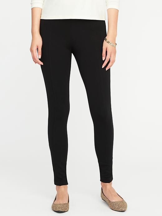 View large product image 1 of 2. High-Waisted Stevie Ponte-Knit Pants for Women