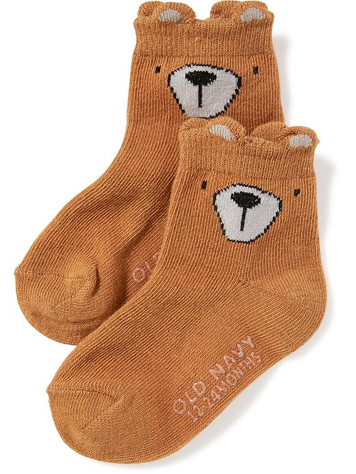 View large product image 1 of 1. Cozy Critter Socks For Toddler & Baby