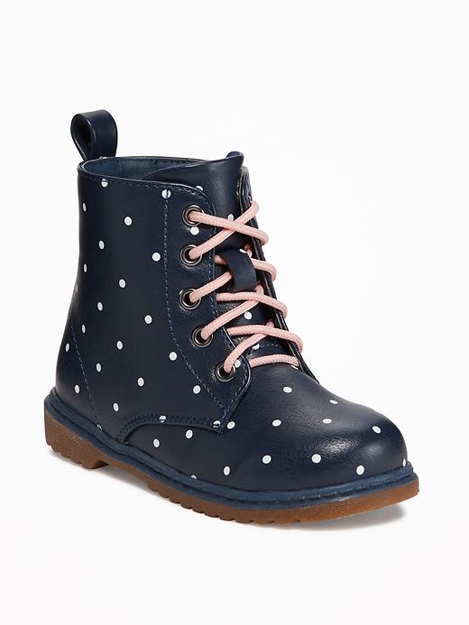View large product image 1 of 4. Printed Utility Boots for Toddler Girls