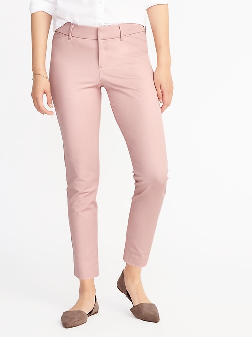 old navy pink dress pants Mid-Rise Barrel Chino Pants