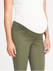 Voir une image plus grande du produit 3 de 3. Pantalon cheville Maternité le Pixie à panneau latéral
