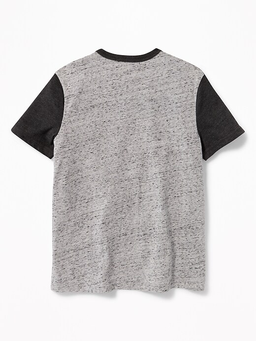 View large product image 2 of 3. Color-Block Pocket Henley For Boys