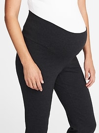 View large product image 3 of 3. Maternity Roll-Panel Boot-Cut Yoga Pants