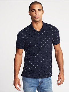navy polo shirt