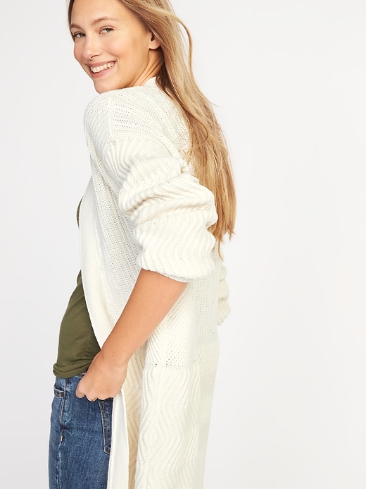 Image number 4 showing, Open-Front Sweater for Women