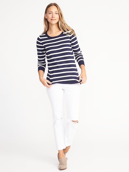 Image number 3 showing, Classic Striped Sweater for Women