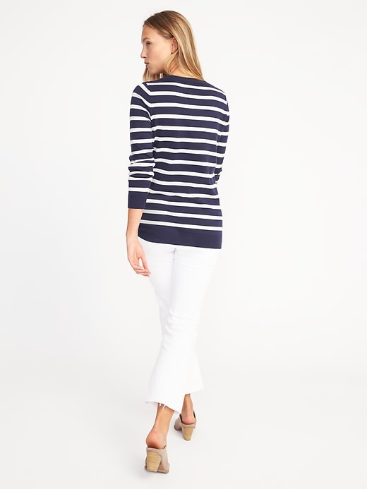 Image number 2 showing, Classic Striped Sweater for Women