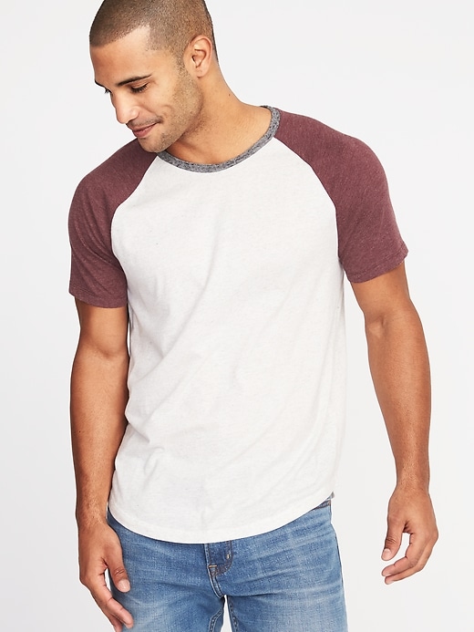 ★KIRSH★ Color Block Raglan T-Shirt White MUSINSA | KIRSH Color Block Raglan T-Shirt [White]