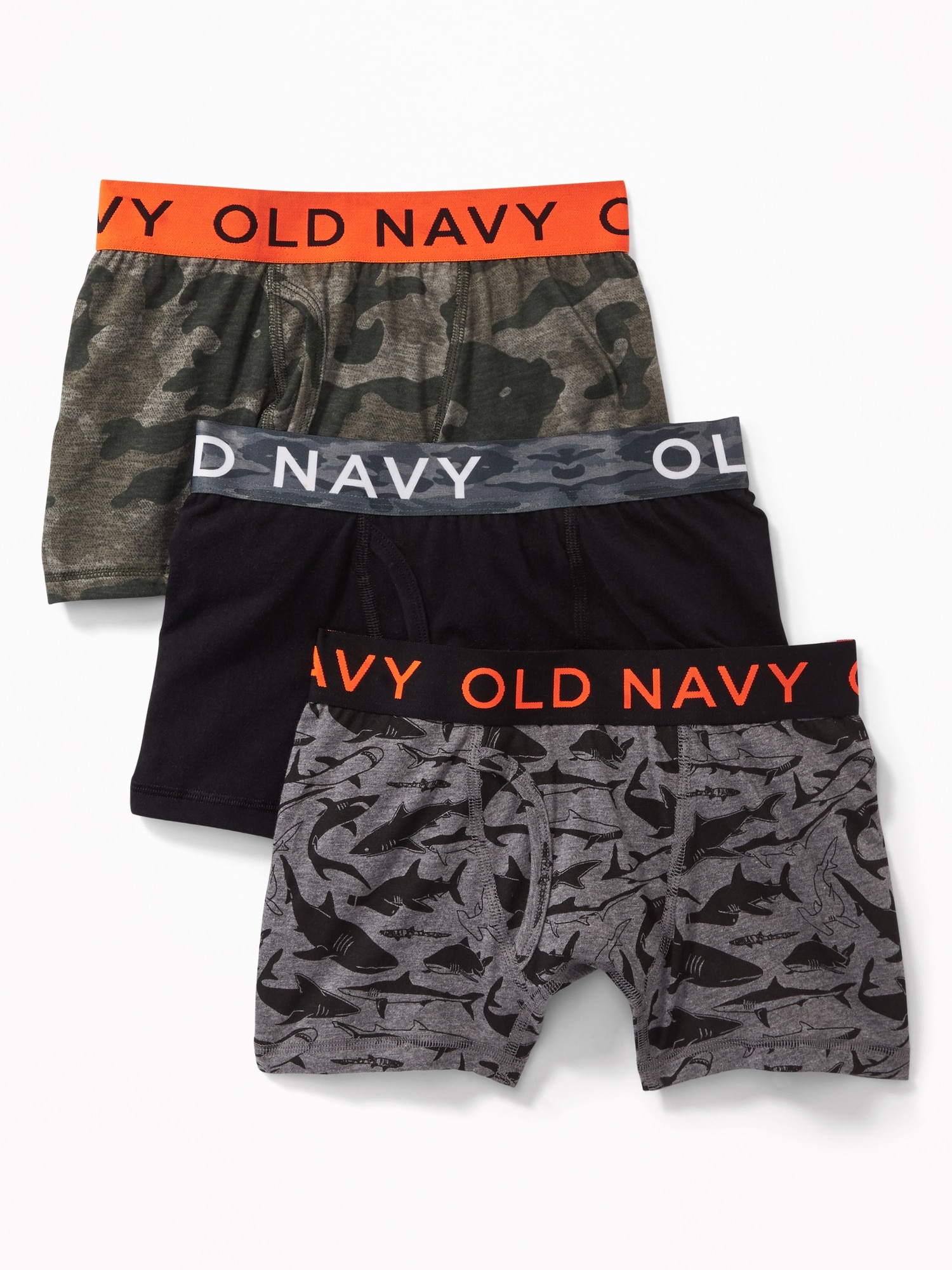 Old Navy Boxer-Briefs 3-Pack For Boys multi. 1