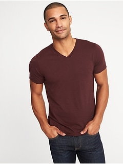 Soft-Washed Perfect-Fit V-Neck T-Shirt for Men